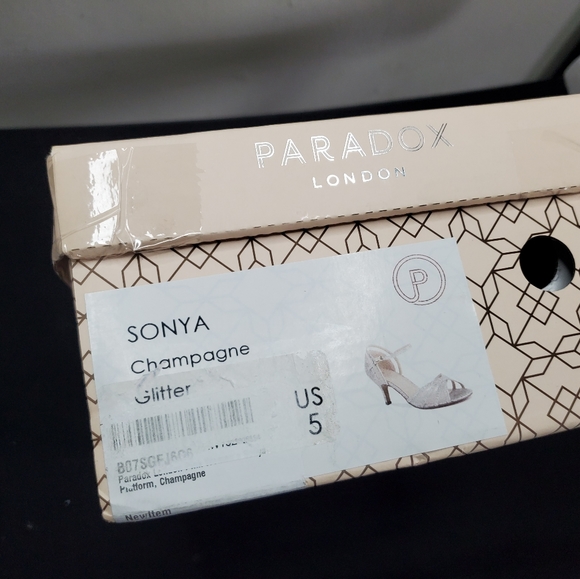 PARADOX LONDON PINK Womens Sonya Platform Heel Size 5, Champagne - Picture 11 of 11
